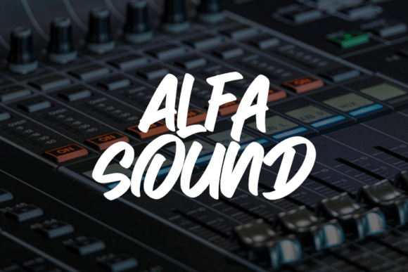 Alfa Sound: A Script Font for Editorial Calm