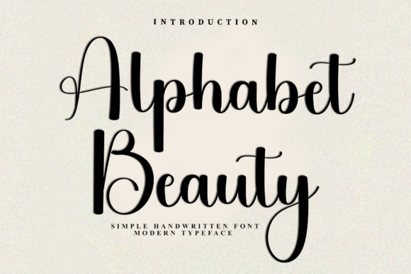 Alphabet Beauty: A Modern Typeface for Editorial Design