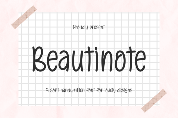Beautinote: A Handwritten Font for Makers and Sellers