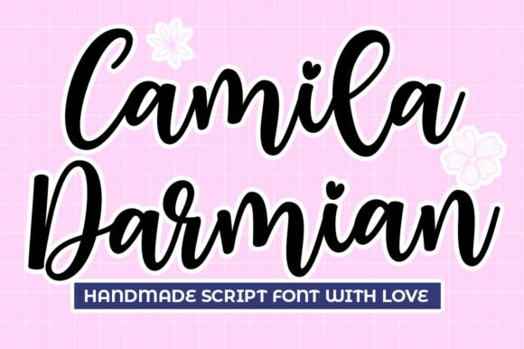 Camila Darmian: A Modern Script Typeface for Editorial Design