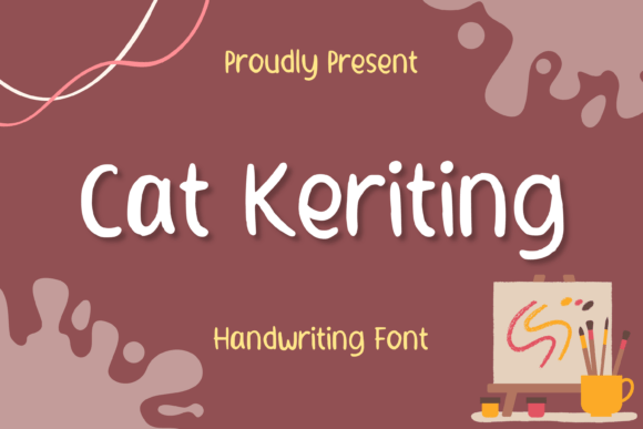 Cat Keriting: A Playful Script Font for Editorial Design