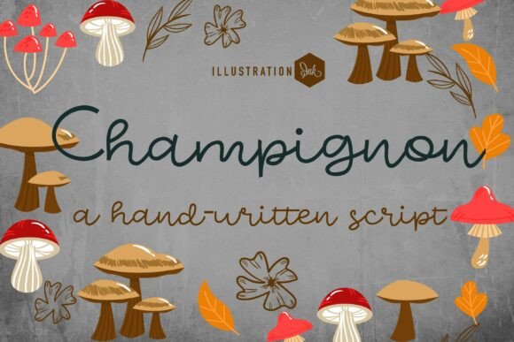 Champignon Font: A Hand-Crafted Script for Makers