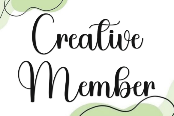 Creative Member: A Festive Typeface for Memorable Branding