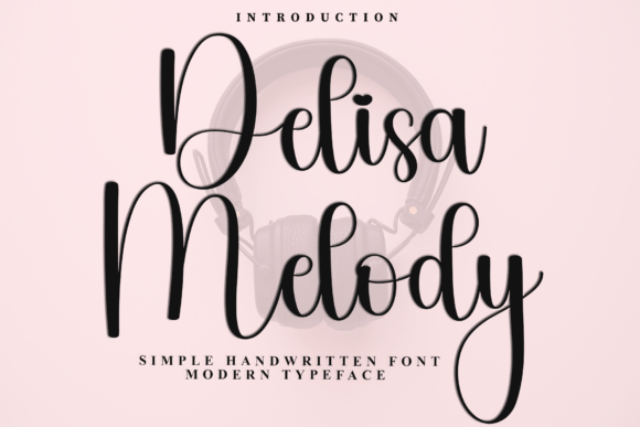 Delisa Melody: A Festive Script Font for Handmade Creators