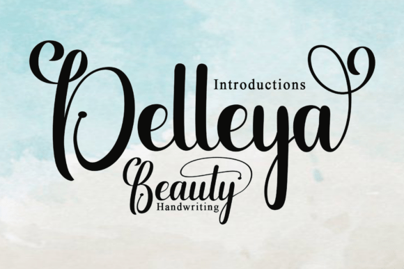Delleya: The Script Font That Elevates Brand Visuals