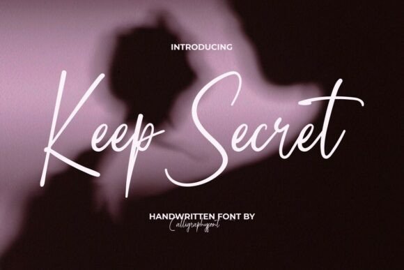 Keep Secret: A Graceful Handwritten Font for Elegant Branding