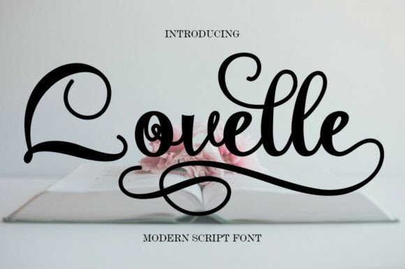 Lovelle: A Graceful Script Typeface for Modern Web Design
