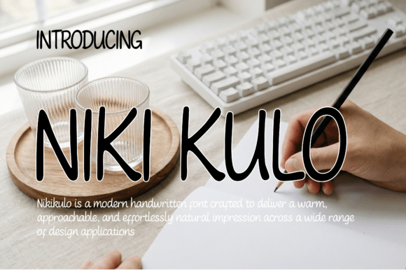Niki Kulo: A Modern Handwritten Font for Your Brand