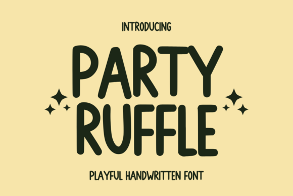 Party Ruffle: The Handwritten Font for Scroll-Stopping Marketing