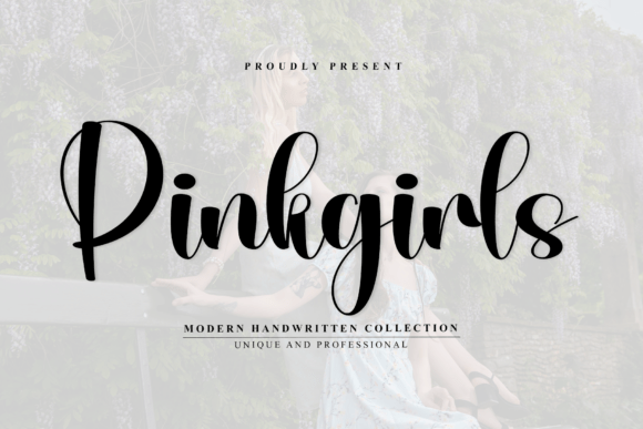 Pinkgirls: A Minimal Script Font for Web Design