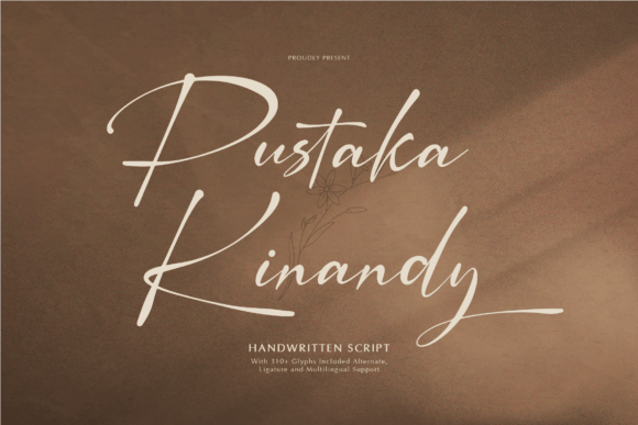 Pustaka Kinandy: A Handwritten Font for Authentic Branding