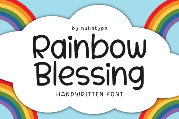 Rainbow Blessing Font for Web Design