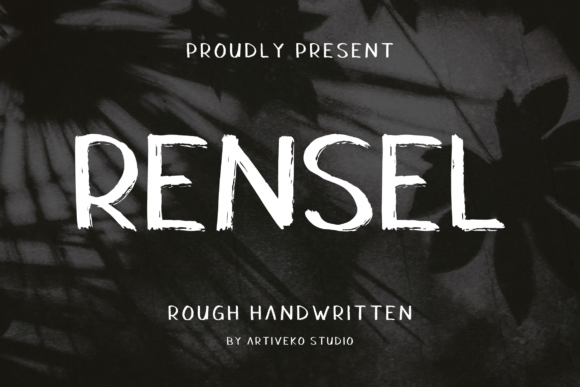 Rensel: A Handwritten Font for Authentic Branding