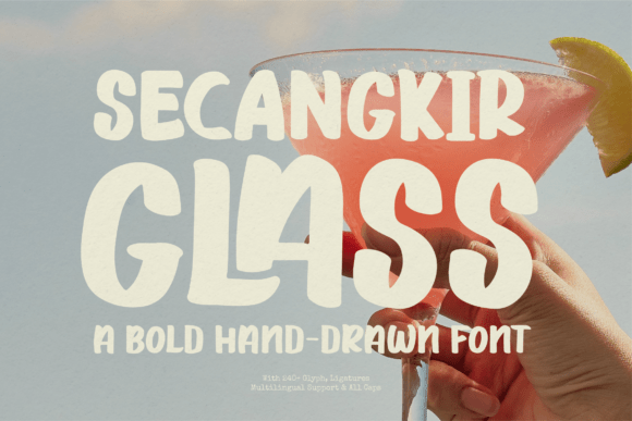 Secangkir Glass: A Bold Typeface for Editorial Design