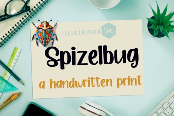 Spizelbug: The Bold Handwritten Font for Crafters