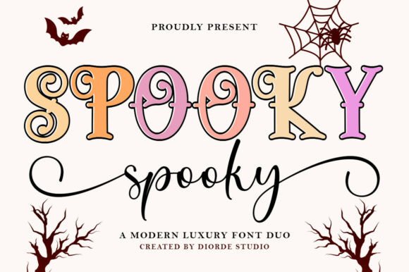 Spooky Duo Typeface for Branding