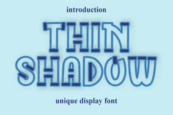 Thin Shadow Font: Elevate Your Brand Identity