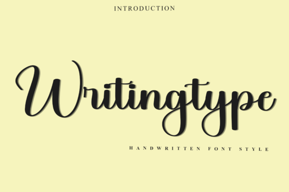 Writingtype: A Festive Typeface for Editorial Magic