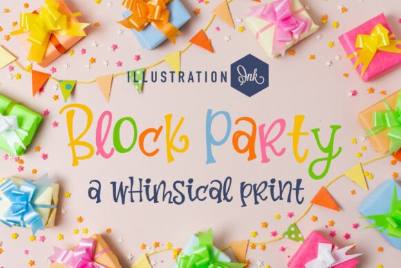 Zp Block Party Fn: A Playful Typeface for Editorial Joy